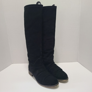 Boutique 9‎ Knee High Black Suede Boots Size 9.5